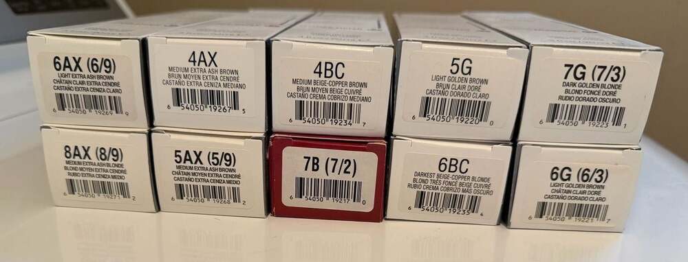 L'ANZA Healing Color Flower Shield Complex Cream Hair Color Lot of 10